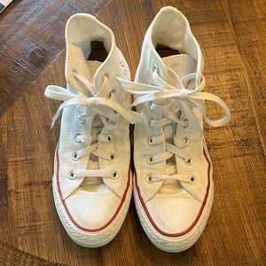 White high top converse